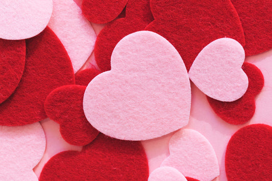 Felt Heart Stickers J.ASIAPAC